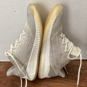 ADIDAS HARDEN B/EX White Silver Basketball Sneakers  ART AQ0033 MENS